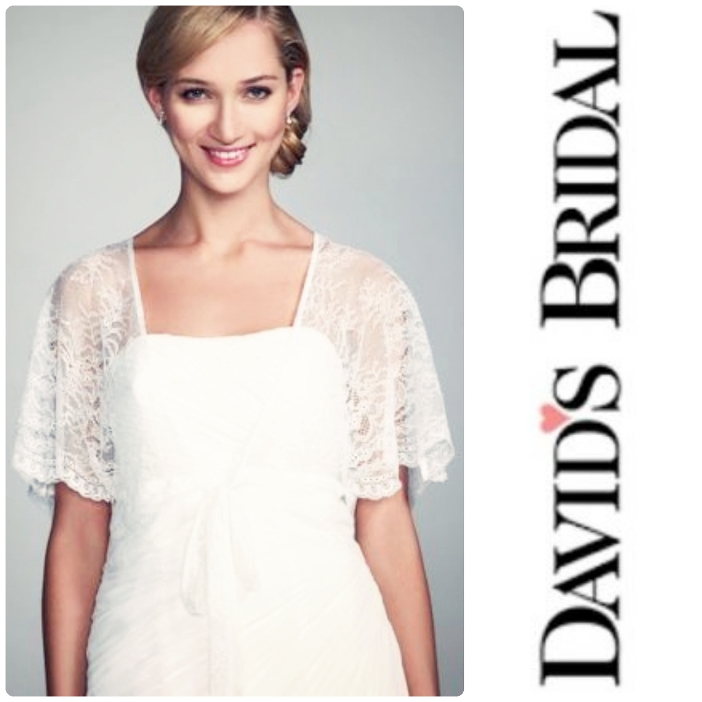 David's Bridal Lace Ballerina Jacket